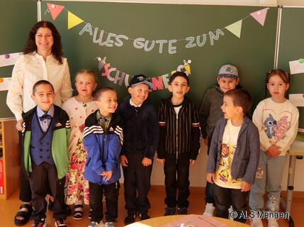 Erstklässler-Gruppenbild