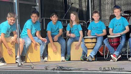 Auftritt der Trommel-AG