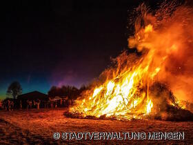Platz 3: Funkenfeuer in Mengen von Markus Haile. 