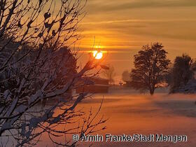 Platz 1 - Sonnenuntergang im Ablachtal von Armin Franke