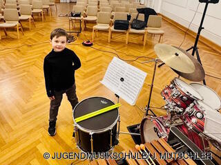 Schlagzeuger Samuel Zink erzielt 1. Platz