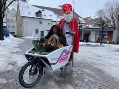 Der Nikolaus ist in Mengen unterwegs