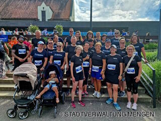 Die Teilnehmenden der Stadt Mengen.