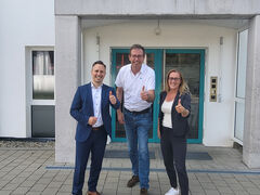 Bürgermeister und Wirtschaftsförderung besuchen Mengener Betriebe