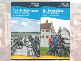 Faltkarte Donauradweg & Entdeckertouren- Format A2