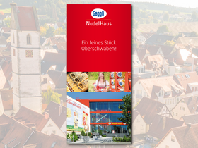 Gaggli Nudelhaus - Format DIN Lang 6 Seiten