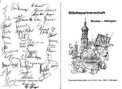Städtepartnerschaft mit Boulay (Frankreich)