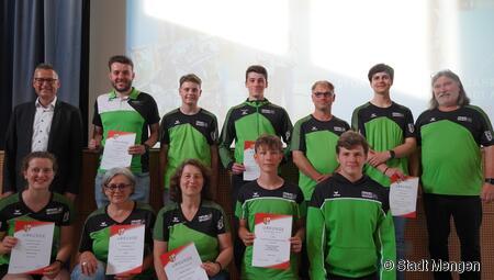 Seit es die Sportlerehrung gibt, ist die Schützengilde Ennetach dabei, so auch in diesem Jahr. 