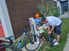 Radstation in Ennetach