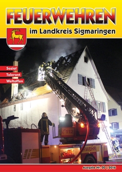 Titelseite Journal 2016 des Kreisfeuerwehrverband Sigmaringen e.V.