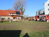 Überlandhilfe DLK - Gebäudebrand Hohentengen-Bremen