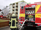 Brand in Mehrfamilienhaus