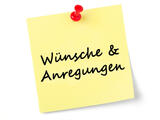 Wünsche &amp; Anregungen